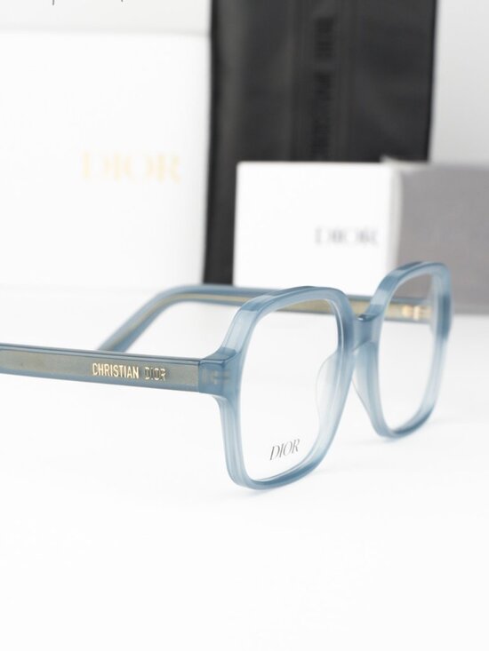 Dior Women Eyeglasses Blue Demo Square DIORMIDNIGHT O S1I 8000 NEW AUTHENTIC main image 6